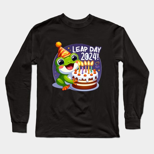 Leap Day Long Sleeve T-Shirt by BukovskyART